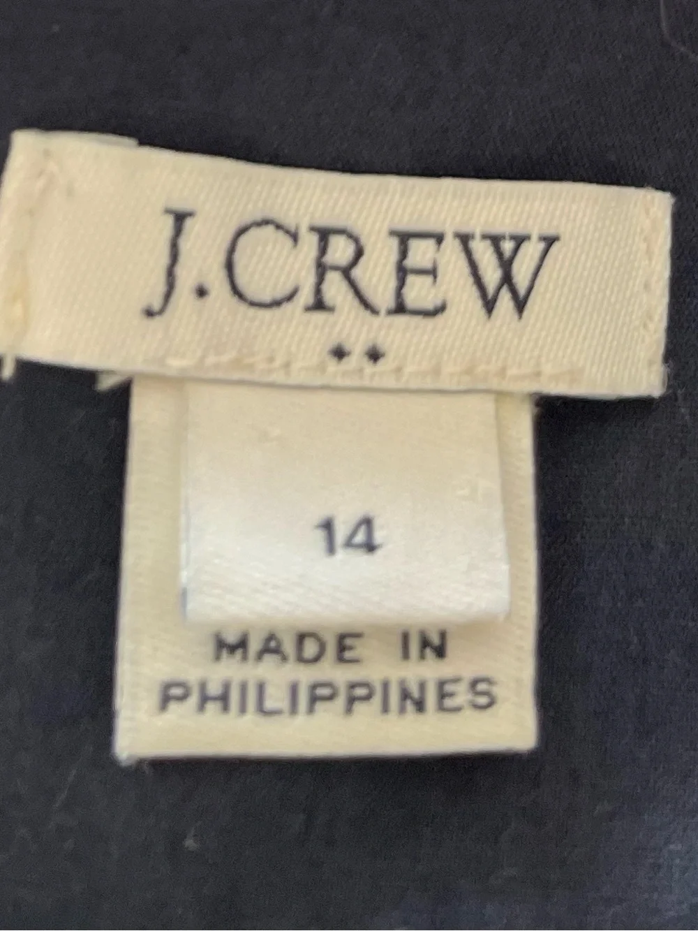 J CREW  Navy V-Neck Lace Fit-and-Flare Dress